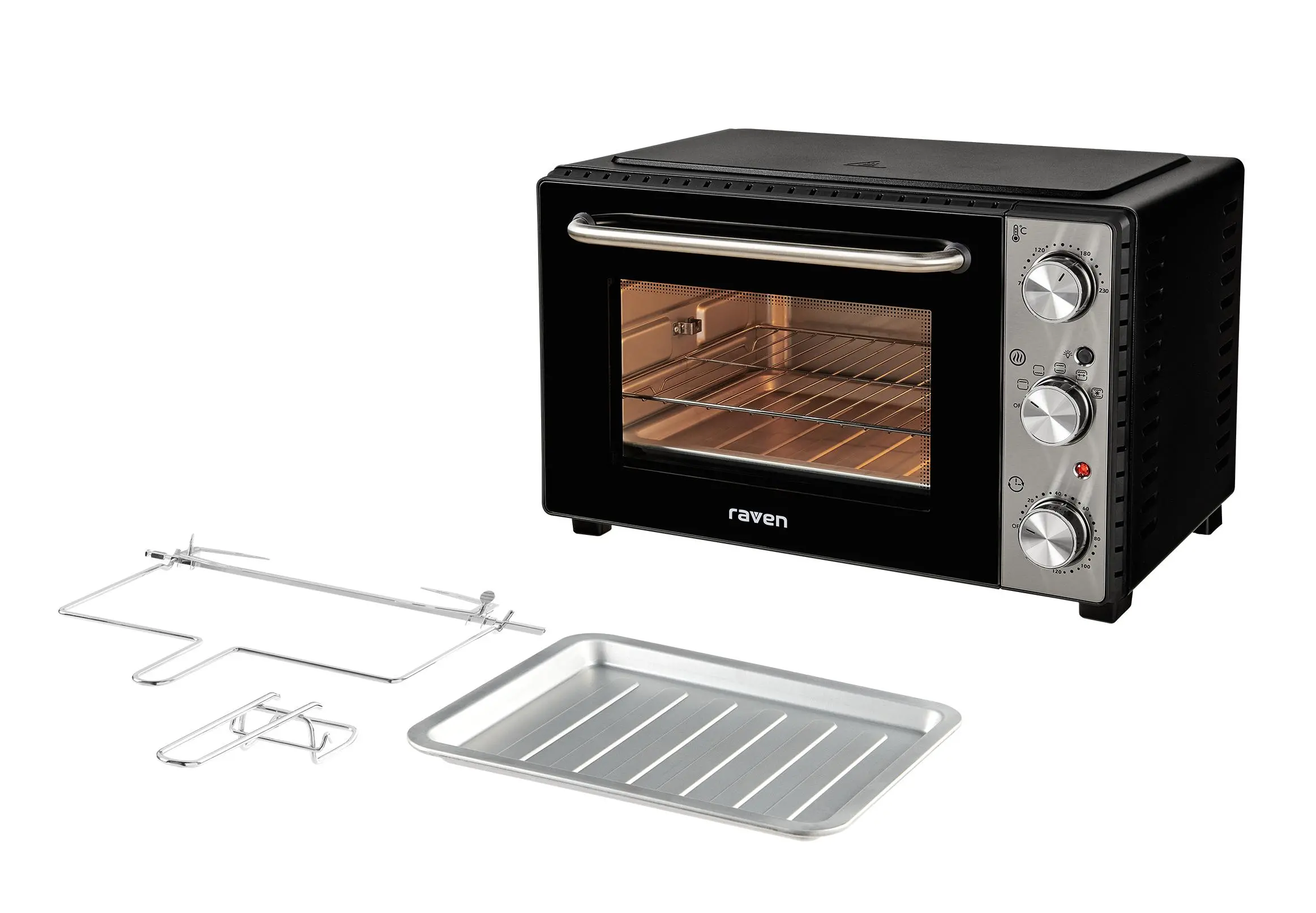 Mini piekarnik Raven EPI006X Rożen 35l