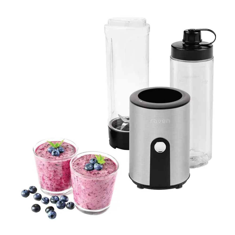 Blender kielichowy Raven EBS004 0,6l 2 butelki
