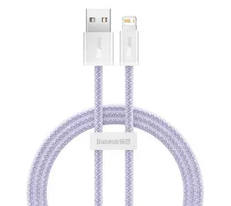 Kabel Baseus USB do Lightning Dynamic 2 2,4A 1m Fioletowy