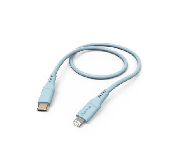 Hama Flexible USB-C do Lightning Niebieski