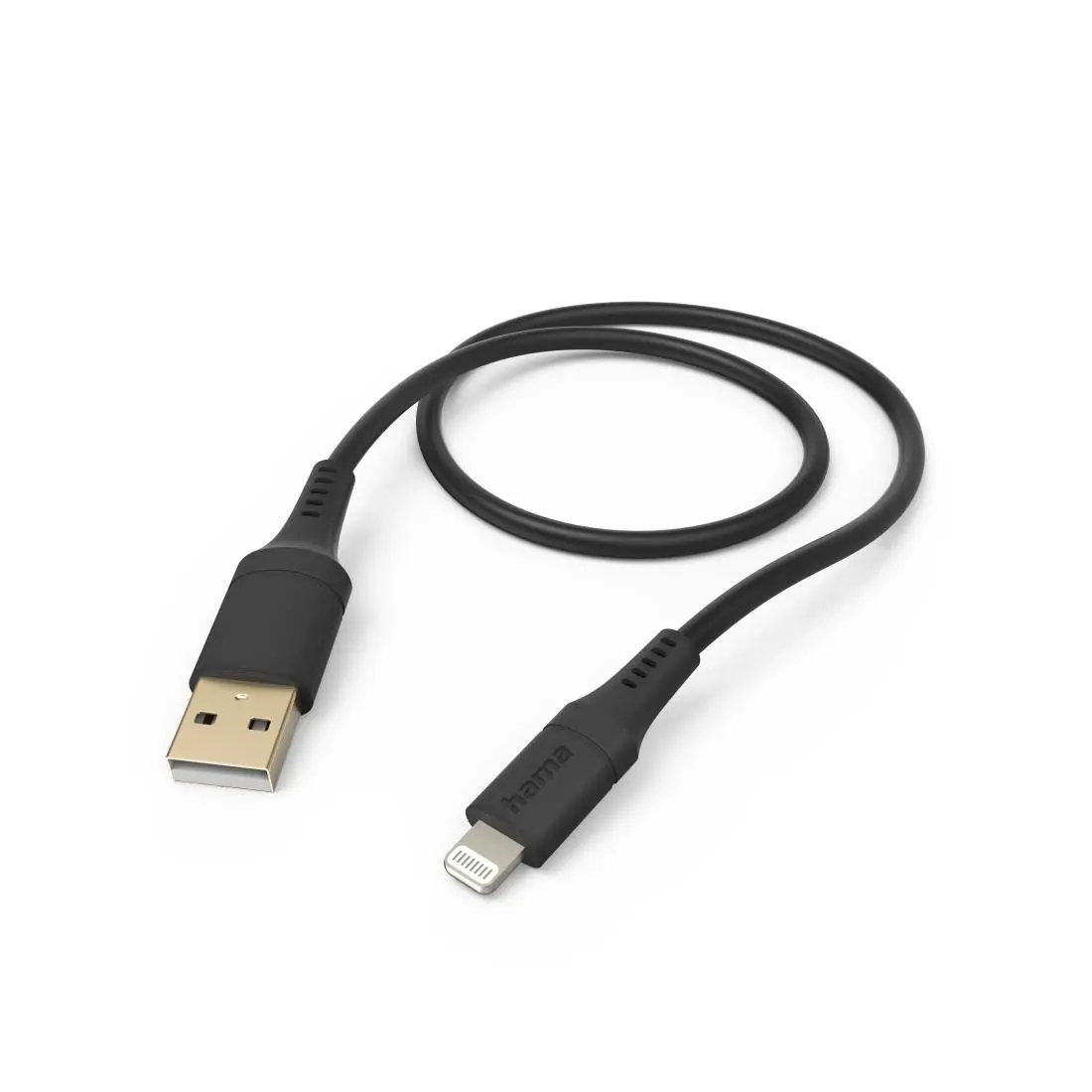 Kabel Hama Flexible USB-A do Lightning Czarny