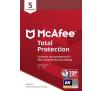 Oprogramowanie McAfee Total Protection 5PC USŁUGA CYKLICZNA