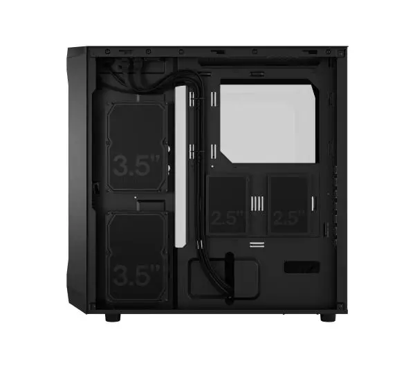 Fractal Design Focus 2 TG Clear Tint  Czarny