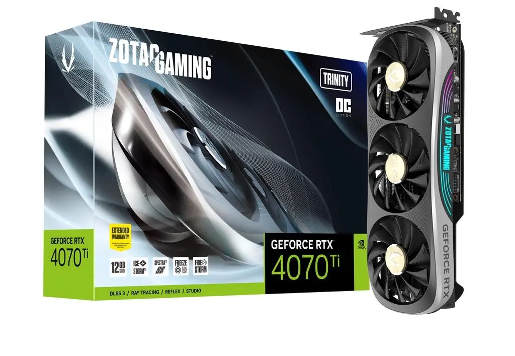 Karta graficzna Zotac GeForce RTX 4070 Ti Trinity OC 12GB GDDR6X 192bit DLSS 3