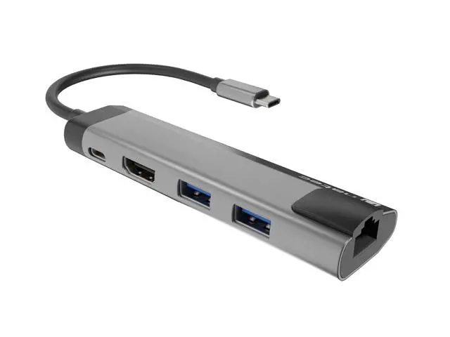 Hub USB Natec Fowler Go Szary