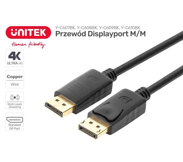 Unitek Y-C610BK 5m Czarny