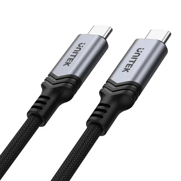 Kabel Unitek C14110GY-2M USB-C do USB-C PD 240 W 2m Czarny