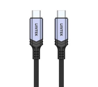 Kabel Unitek C14110GY-2M USB-C - USB-C PD 240 W 2m Czarny