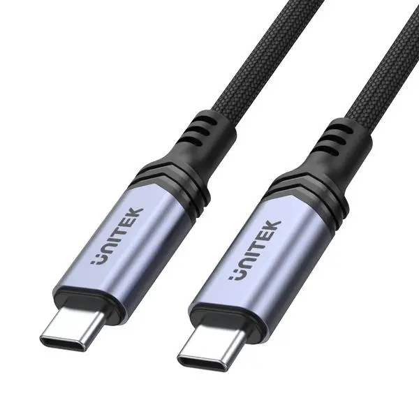 Kabel Unitek C14110GY-2M USB-C do USB-C PD 240 W 2m Czarny