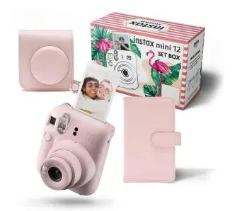 Aparat Fujifilm Instax Mini 12 Różowy + etui + album