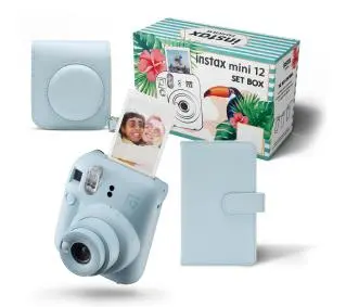 Fujifilm Instax Mini 12 Niebieski + etui + album - Kup na Raty - RRSO 0%