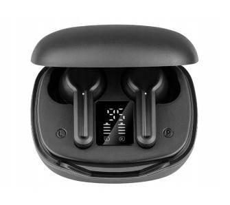 Słuchawki bezprzewodowe Tracer T2 TWS BT - dokanałowe - Bluetooth 5.1 - czarny