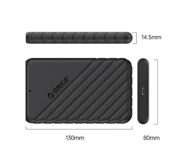 Orico 25PW1C-C3-BK-EP Czarny