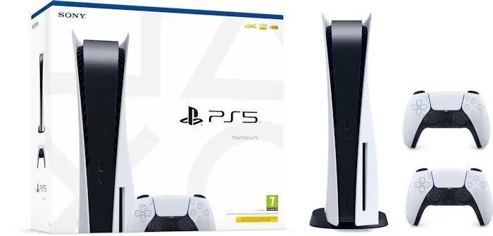 Konsola Sony PlayStation 5 (PS5) z napędem + Dodatkowy Pad Biały