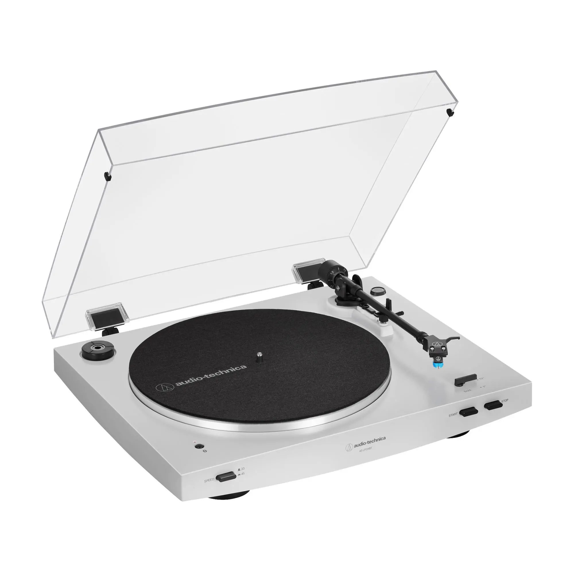 Gramofon Audio-Technica AT-LP3XBT Automatyczny Napęd paskowy Przedwzmacniacz Bluetooth Biały