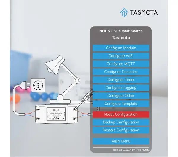 Nous L6T Tasmota WiFi