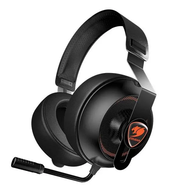 Słuchawki przewodowe z mikrofonem Cougar Phontum Essential Nauszne Czarny