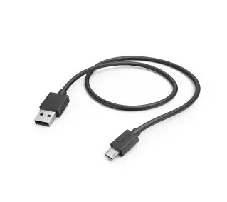 Hama micro USB 1 m Czarny