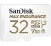 Karta pamięci SanDisk Max Endurance microSDHC 32GB Class 10 UHS-I/U3 V30