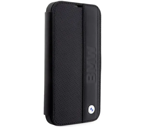 BMW Leather Textured&Stripe BMBKP14X22RDPK do iPhone 14 Pro Max