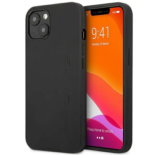 Etui Mercedes-Benz Leather Hot Stamped AMHCP14SDOLBK do iPhone 14