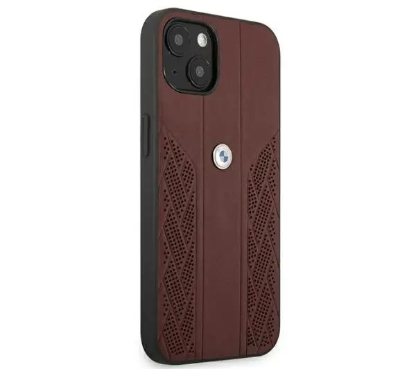 BMW Leather Curve Perforate BMHCP13MRSPPR do iPhone 13
