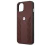 Etui BMW Leather Curve Perforate BMHCP13MRSPPR do iPhone 13