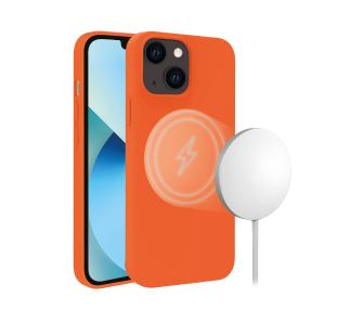 Etui Vivanco Mag Hype iPhone 13 mini Pomarańczowy