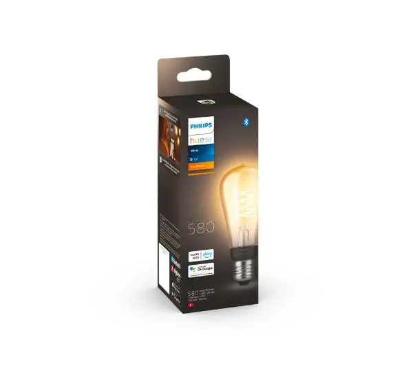 Philips Hue White Filament ST64 E27 Edison 1 szt.