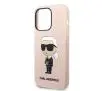 Etui Karl Lagerfeld Silicone Ikonik Magsafe KLHMP14XSNIKBCP do iPhone 14 Pro Max