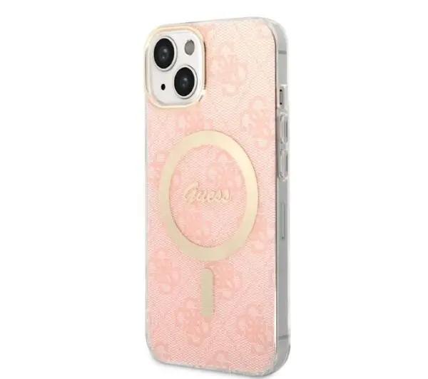 Guess GUBPP14MH4EACSP ładowarka indukcyjna + etui Magsafe do iPhone 14 Plus