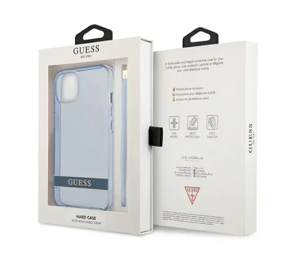 Guess Translucent Stap GUHCP13SHTSGSB do iPhone 13 mini