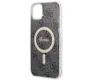 Zestaw Guess GUBPP14SH4EACSK ładowarka indukcyjna + etui 4G Print MagSafe do iPhone 14