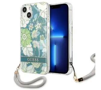 Etui Guess Flower Strap GUHCP13SHFLSN do iPhone 13 mini