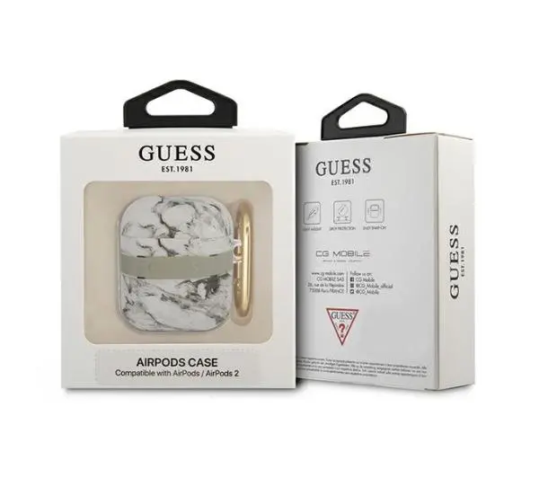 Guess Marble Strap Collection GUA2HCHMAG do AirPods Szary