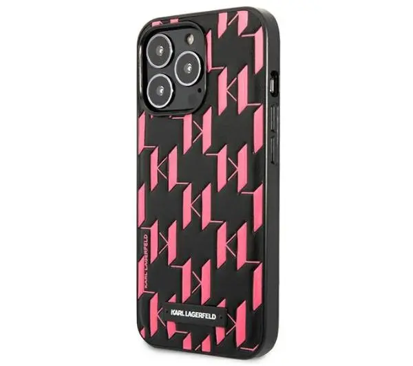 Karl Lagerfeld Monogram Plaque KLHCP13XMNMP1P do iPhone 13 Pro Max