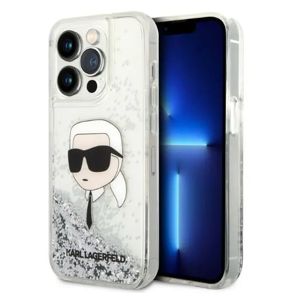 Etui Karl Lagerfeld Glitter Karl Head KLHCP14XLNKHCH do iPhone 14 Pro Max