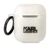 Etui na słuchawki Karl Lagerfeld Ikonik Choupette do Airpods 1/2 Przezroczysty