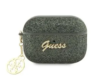 Guess Glitter Flake 4G Charm GUAP2GLGSHA do AirPods Pro 2 Zielony