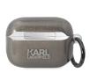 Etui na słuchawki Karl Lagerfeld Glitter Karl&Choupette KLAP2HNKCTGK do AirPods Pro 2 Czarny