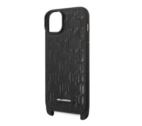 Karl Lagerfeld Monogram Plaque Logo Strap KLHCP14MSTMMK do iPhone 14 Plus