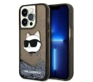Karl Lagerfeld Glitter Choupette Head KLHCP14LLNCHCK do iPhone 14 Pro