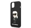 Etui Karl Lagerfeld Silicone Ikonik Magsafe KLHMP14MSNIKBCK do iPhone 14 Plus