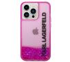 Etui Karl Lagerfeld Liquid Glitter Elong KLHCP14LLCKVF do iPhone 14 Pro