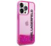 Etui Karl Lagerfeld Liquid Glitter Elong KLHCP14LLCKVF do iPhone 14 Pro