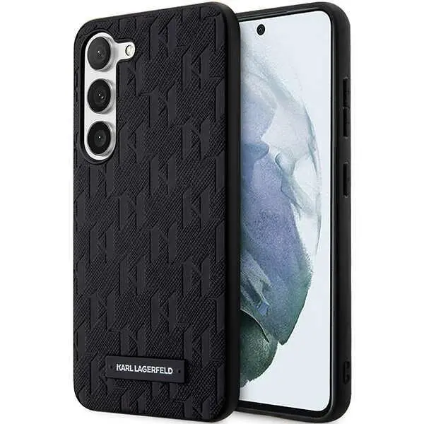 Etui Karl Lagerfeld Saffiano Mono Metal Logo KLHCS23MSAKLHPK do Samsung Galaxy S23+