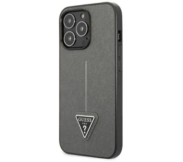 Guess Saffiano Triangle Logo GUHCP13XPSATLG do iPhone 13 Pro Max