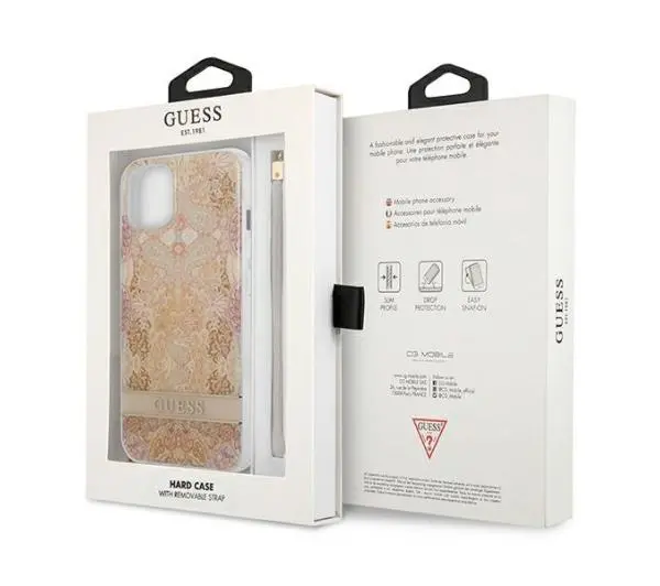 Guess Flower Strap GUHCP13SHFLSD do iPhone 13 mini