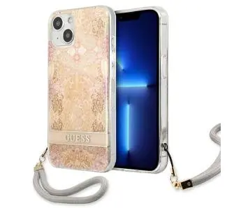 Etui Guess Flower Strap GUHCP13SHFLSD do iPhone 13 mini