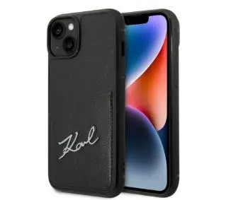 Karl Lagerfeld Signature Logo Cardslot KLHCP14MCSSK do iPhone 14 Plus